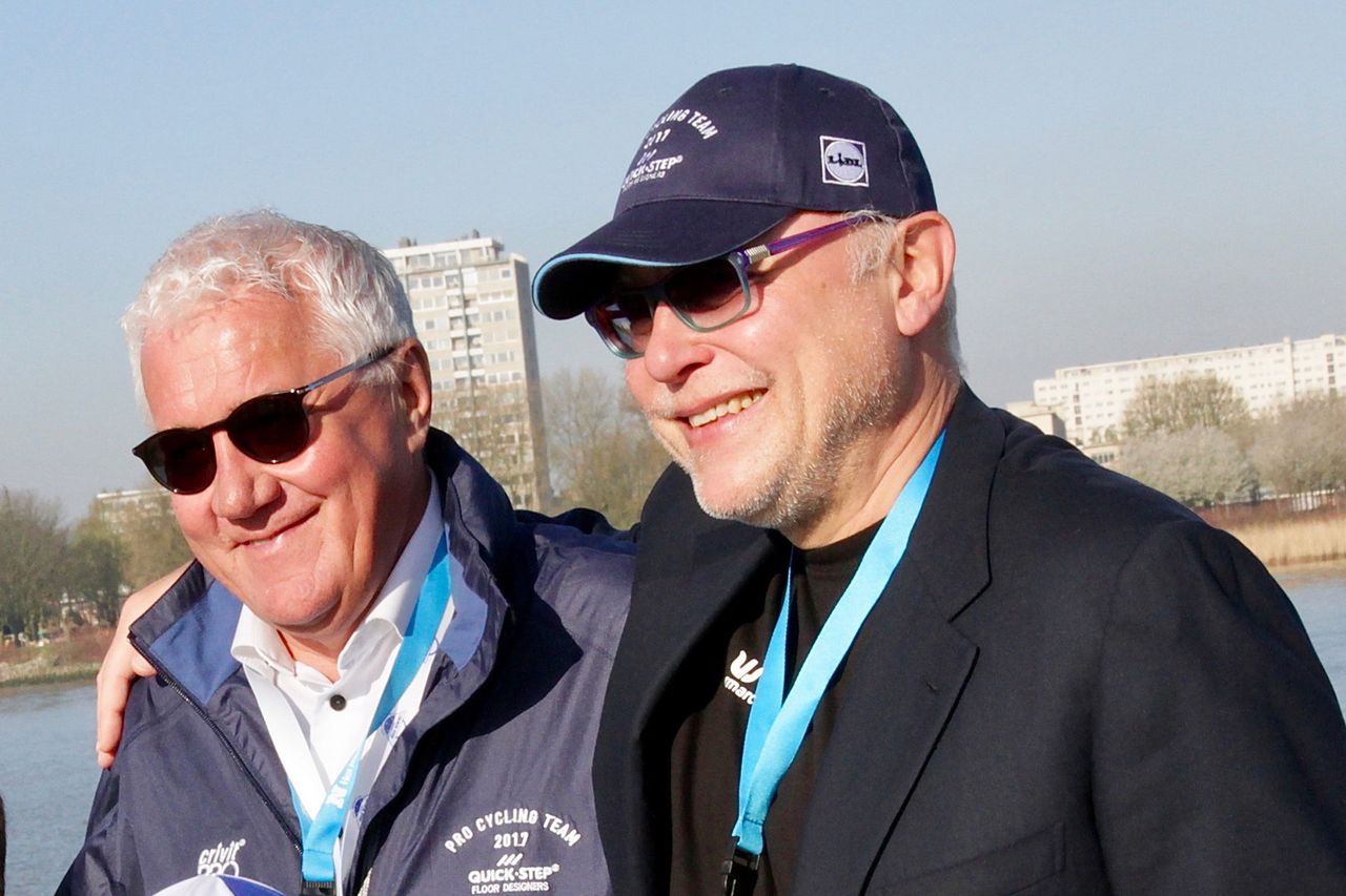 Zdenek Bakala and Patrick Lefevere, CEO of the team